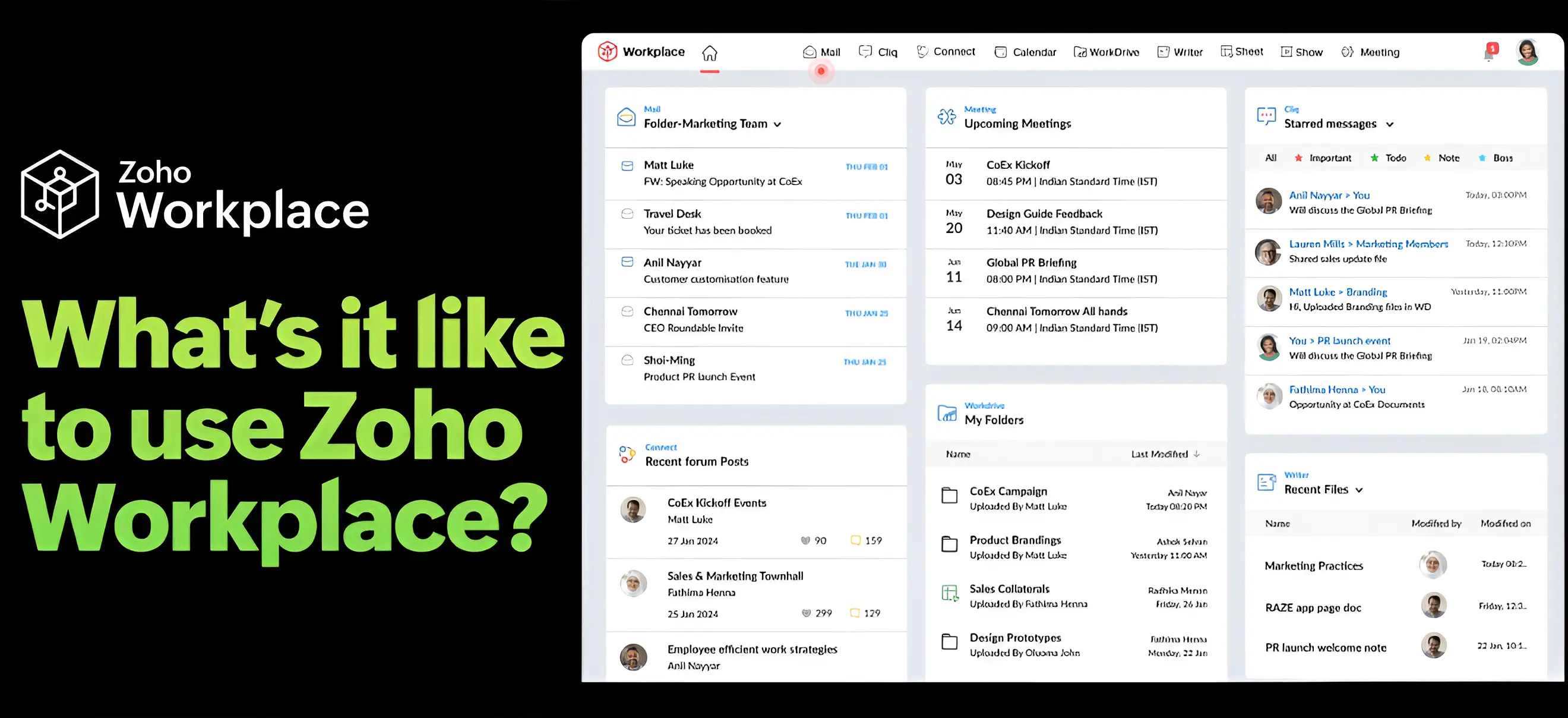 Zoho Workplace Digital Workspace